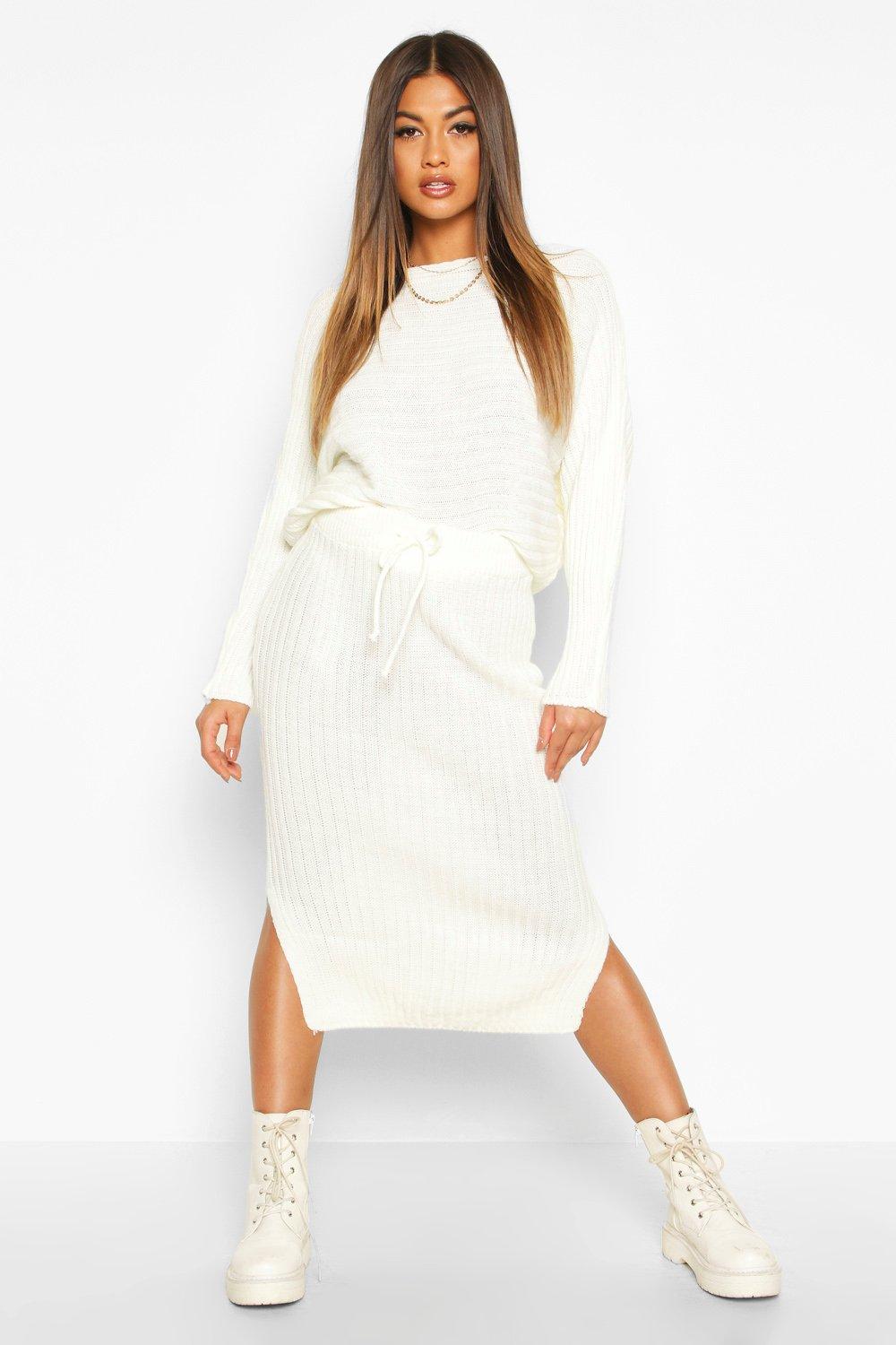oversized midi jumper dress